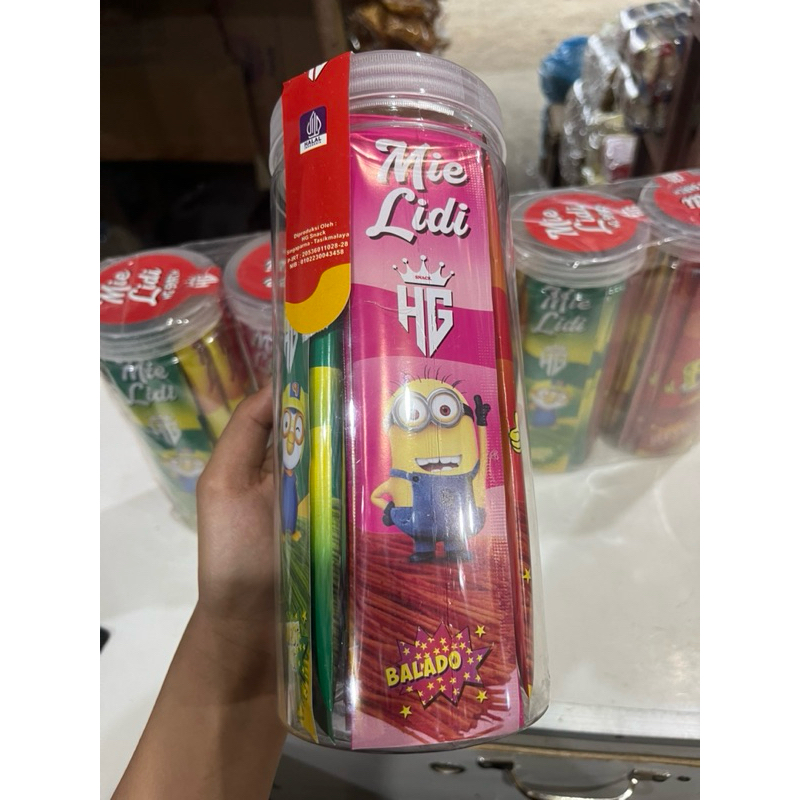 

Mie Lidi HG Snack botol isi 20pcs