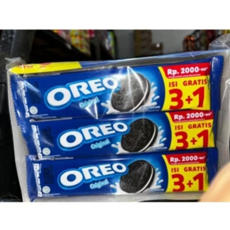 

Biskuit Oreo Original Krim Vanilla 12 x 27 gr eceran 2000 (HARGA 1DUS ISI 12 BOX)