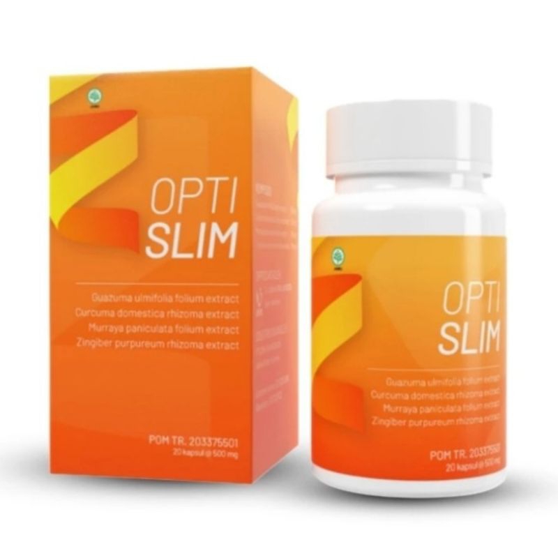 Optislim Opti Slim Asli PelangsingPenurun Berat Badan Herbal BPOM