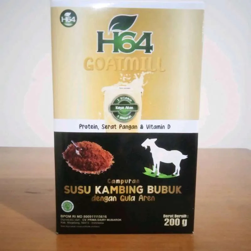 

Susu Kambing Etawa Bubuk dengan Gula Aren | Susu Kambing Etawa Goatmilk H64 Rendah Gula