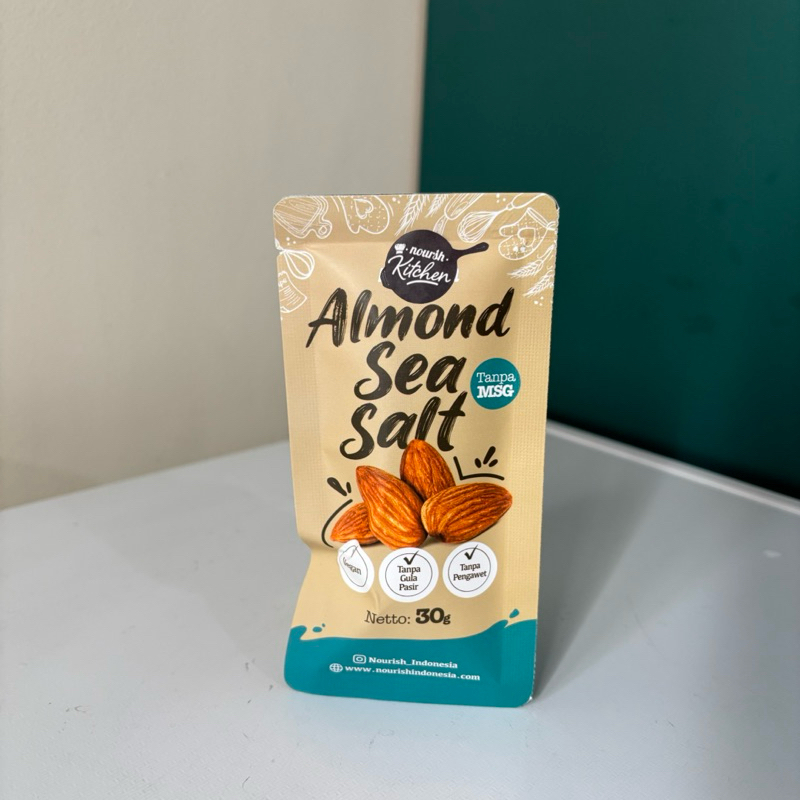 

Almond Sea Salt by Nourish | Kacang Almond Panggang Garam Laut