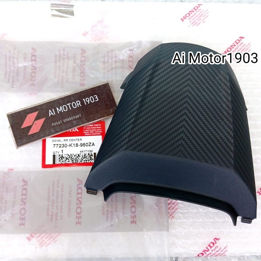 COWL CENTER TUTUP BODY BELAKANG JOK CB150 CB 150 VERZA 77230K18960ZA