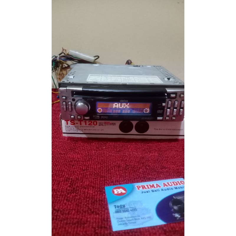 Head unit single din Clarion VXZ 756 DVD