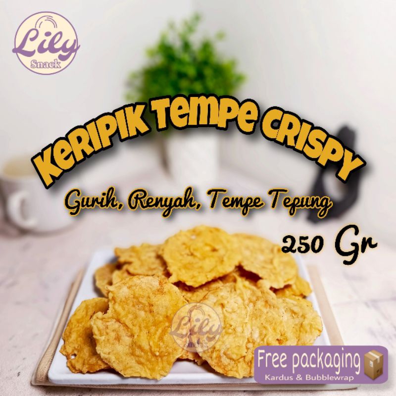 

Keripik Tempe Tepung Crispy 250 Gram