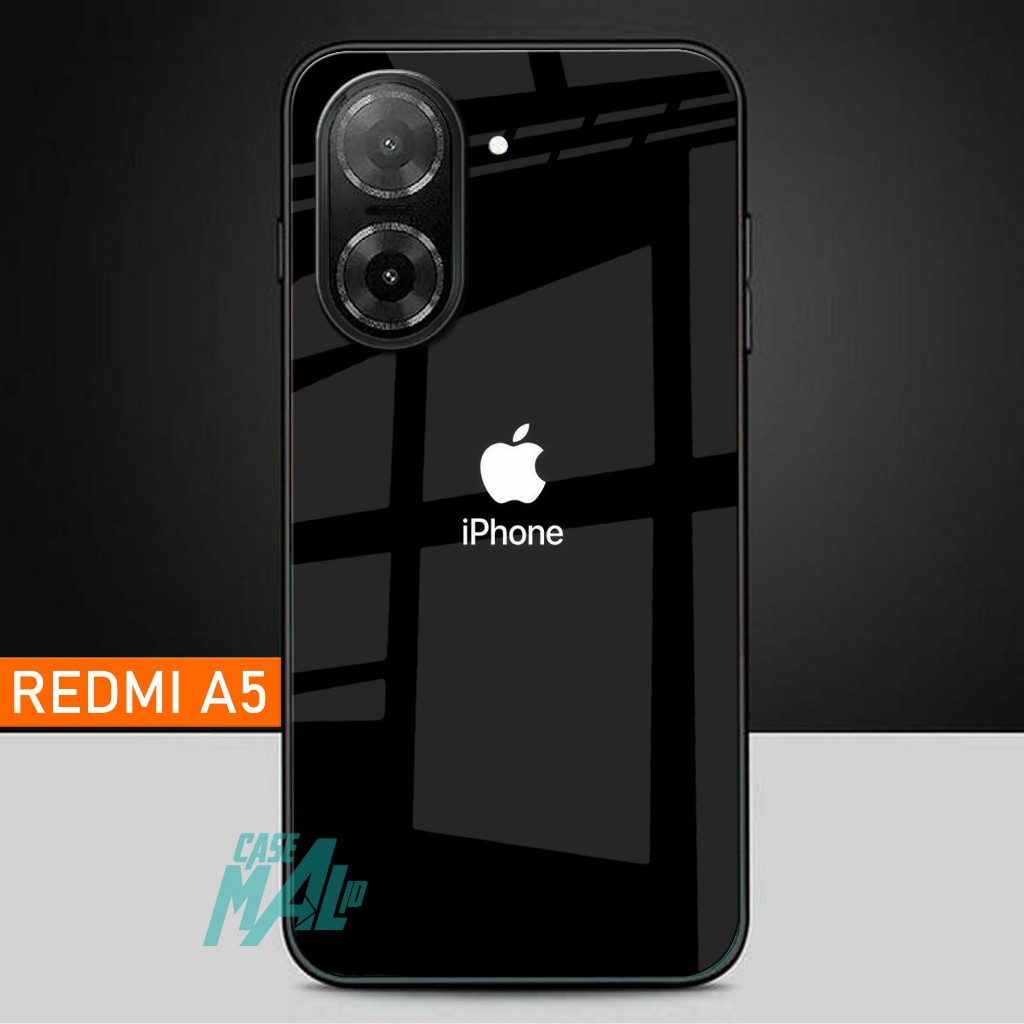 (H01) Softcase Glass Kaca Redmi A5 - Case Redmi A5