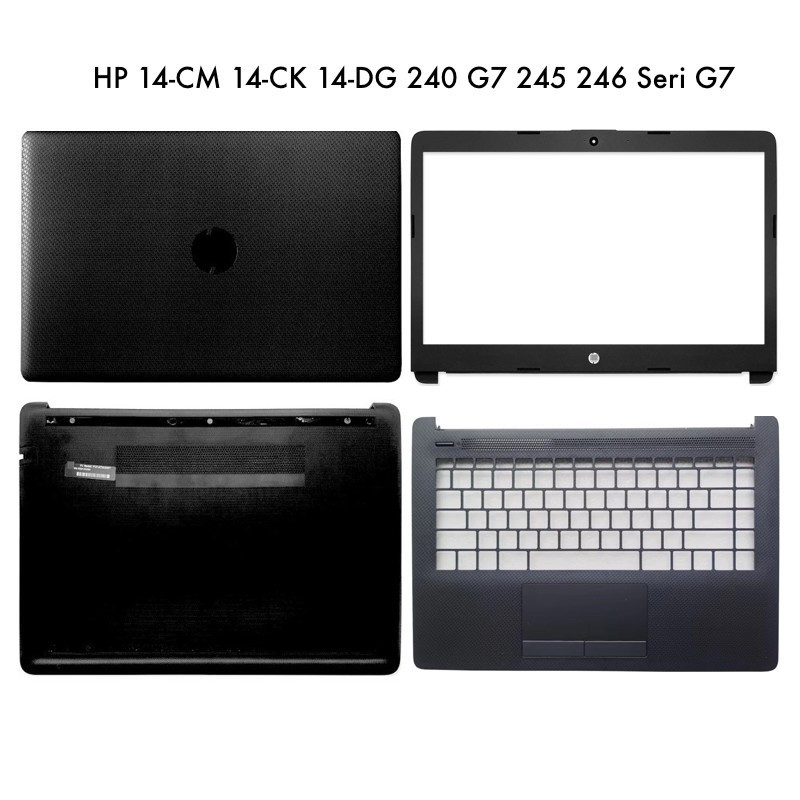 Casing Laptop HP 14-CM 14-CK 14-DG 240 G7 245 246 Seri G7 Casing  HP 245 G7