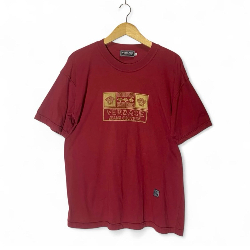 Versace Jeans Couture Big Logo Vintage Tee Authentic Original