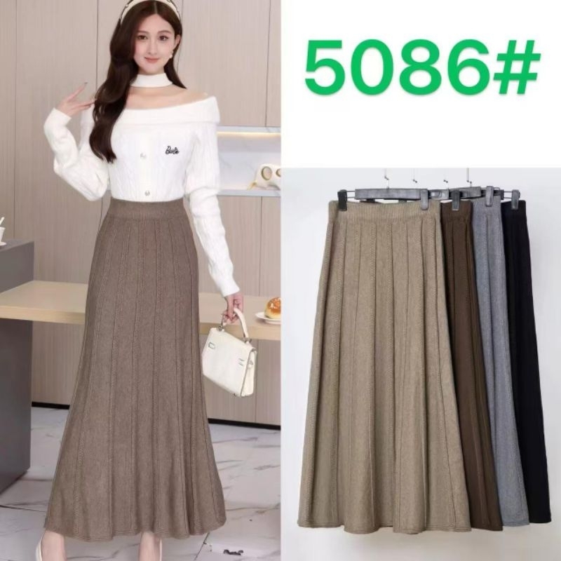 TERBARU ROK RAJUT PREMIUM POLOS/MOTIF