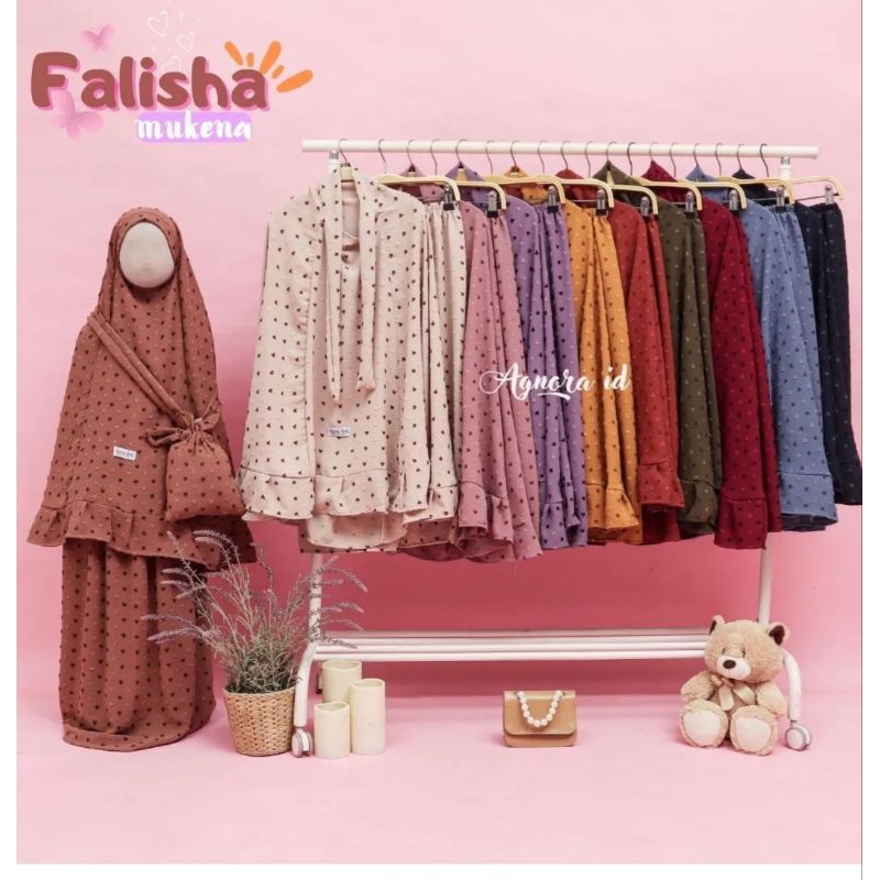 Mukena Anak Uragiri bahan crinkle