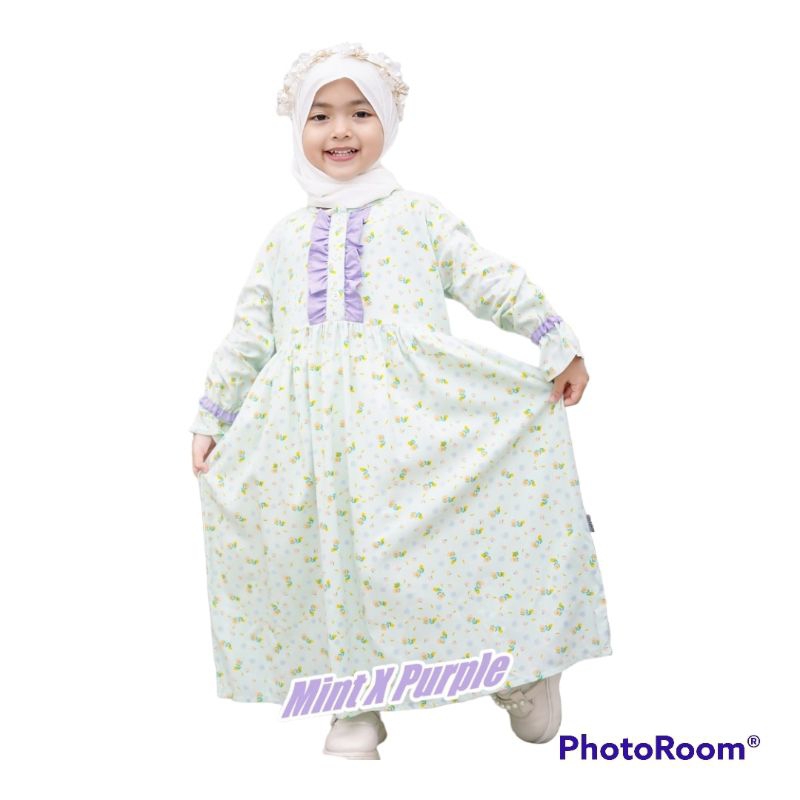 Baju Muslim Anak Perempuan Merk Asymah Original