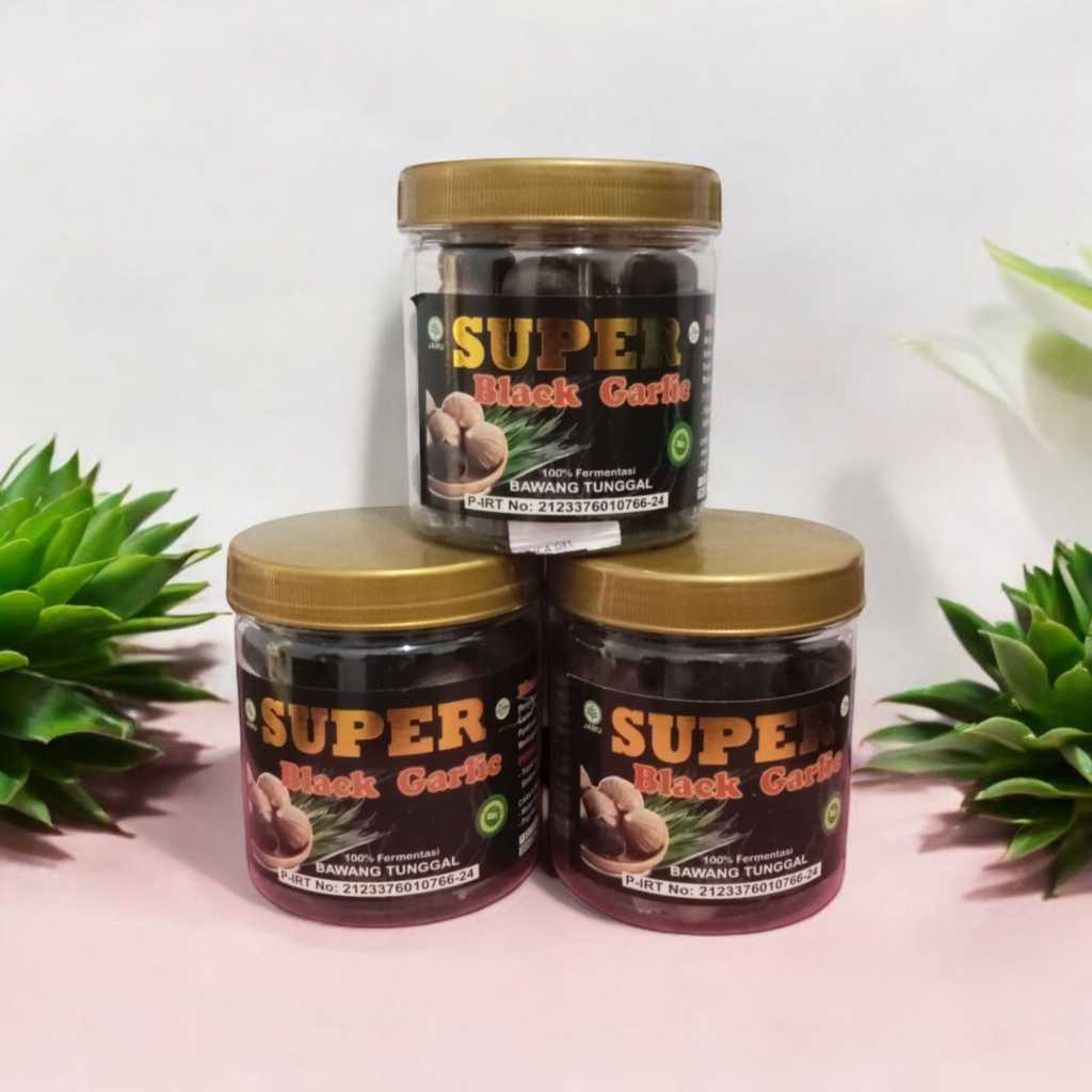 

SUPER BLACK GARLIC 250gr / BAWANG HITAM SUPER 250gr
