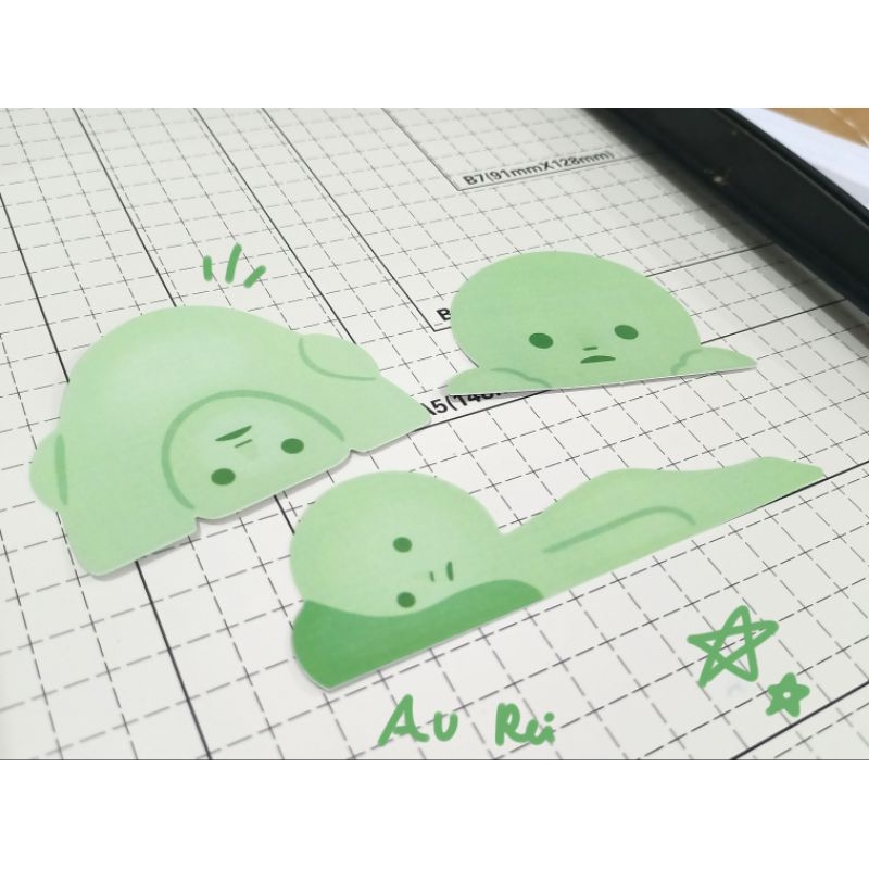 

Smiski Big sticker •-• cute aesthetic stickers trinket | waterproof vinyl stiker laptop| by au rei