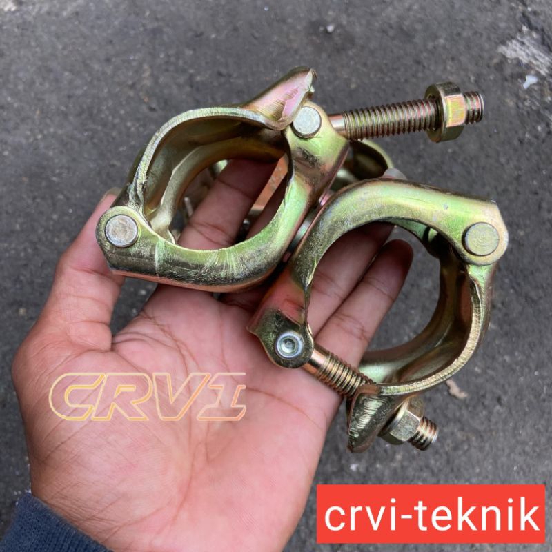 Klem Pipa Scaffolding 1" - 2" Clamp Esteger Pipa Hidup Mati