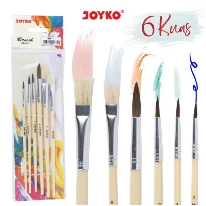 

Brush joyko BR1 Kuas Cat Air joyko BR 1 kuas Cat Minyak brush Lukis Acrylic Joyko BR-1