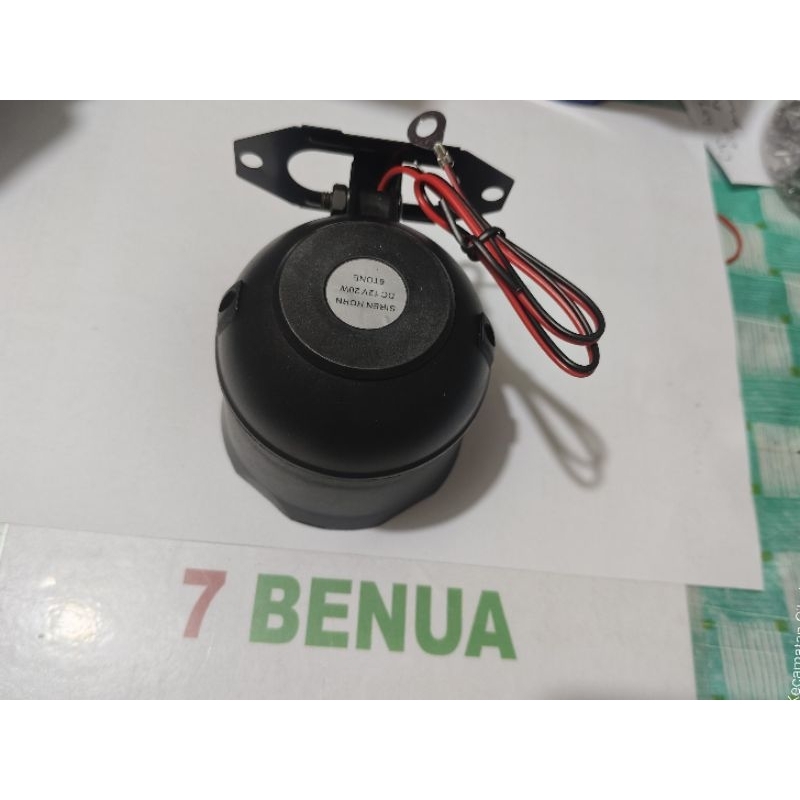 TOA ALARM MOBIL MOTOR 6 SUARA 12V MERAH