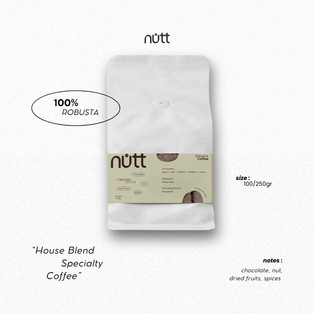 

NUTT House Blend Specialty Coffee – 100% Robusta