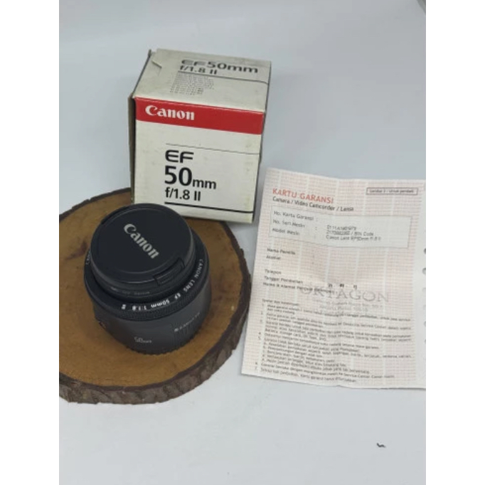 Lensa Canon EF 50mm F1.8 II (Second)