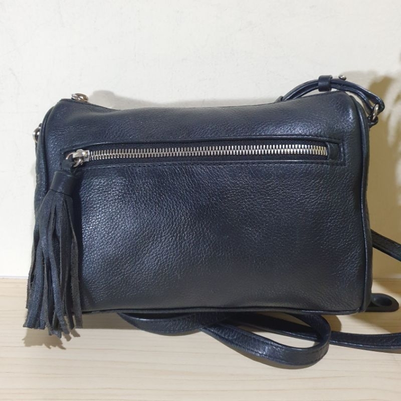 Tas Sling Bag Kulit Asli Alphard Preloved