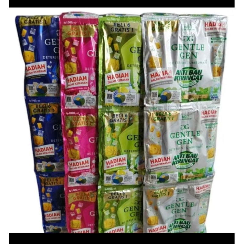 Gentle Gen Deterjen Cair (Renteng 14 Sachet)