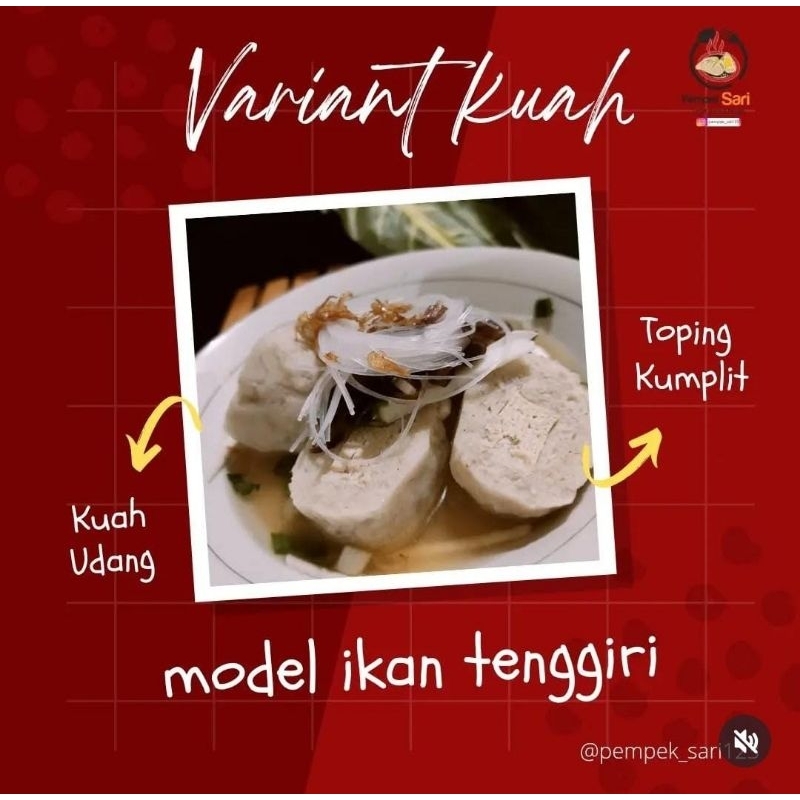 

Model tekwan ikan tenggiri 5pcs model + bumbu