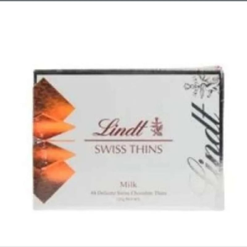 

cokelat lindt milk swiss thin 125gr