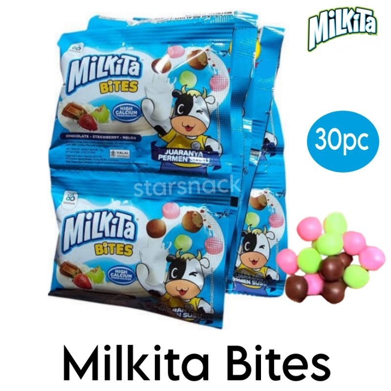 

Milkita bites permen susu renteng isi 30pc