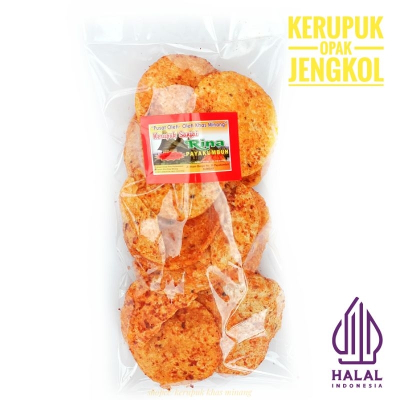 

Kerupuk Opak Jengkol Balado (kerupuk ubi rasa jengkol)