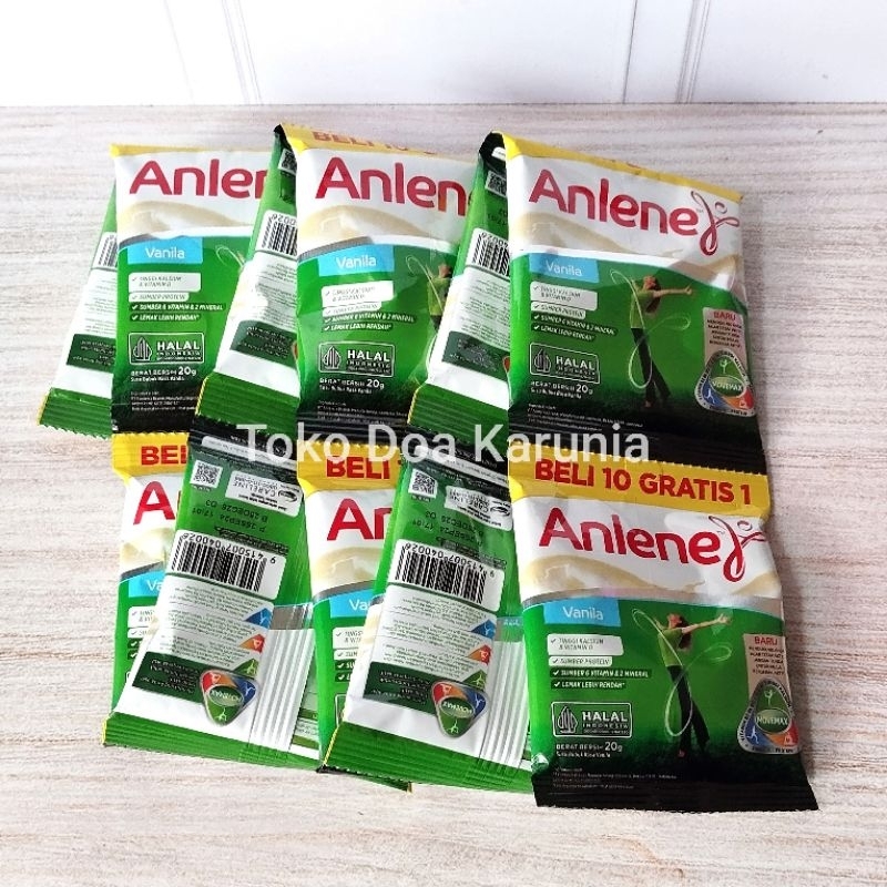 

Susu Anlene Renceng 20gr (11 sachet)