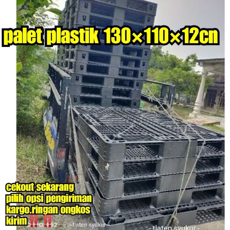 

PALET PLASTIK UK 130 110 12CM TEBAL KUAT TAHAN BANTING KUALITAS NO1