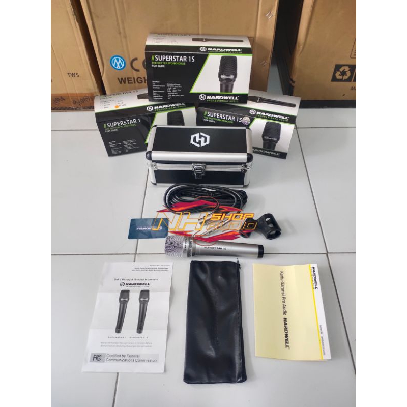 Mic Hardwell Superstar 1S Mic  Dynamic Hardwell Super star Mic Superstar 1s Original Garansi Resmi S
