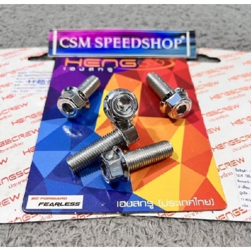 BAUT PROBOLT 2 KUNCI HENG DRAT 14 HEXAGON STAINLESS ORIGINAL HENG