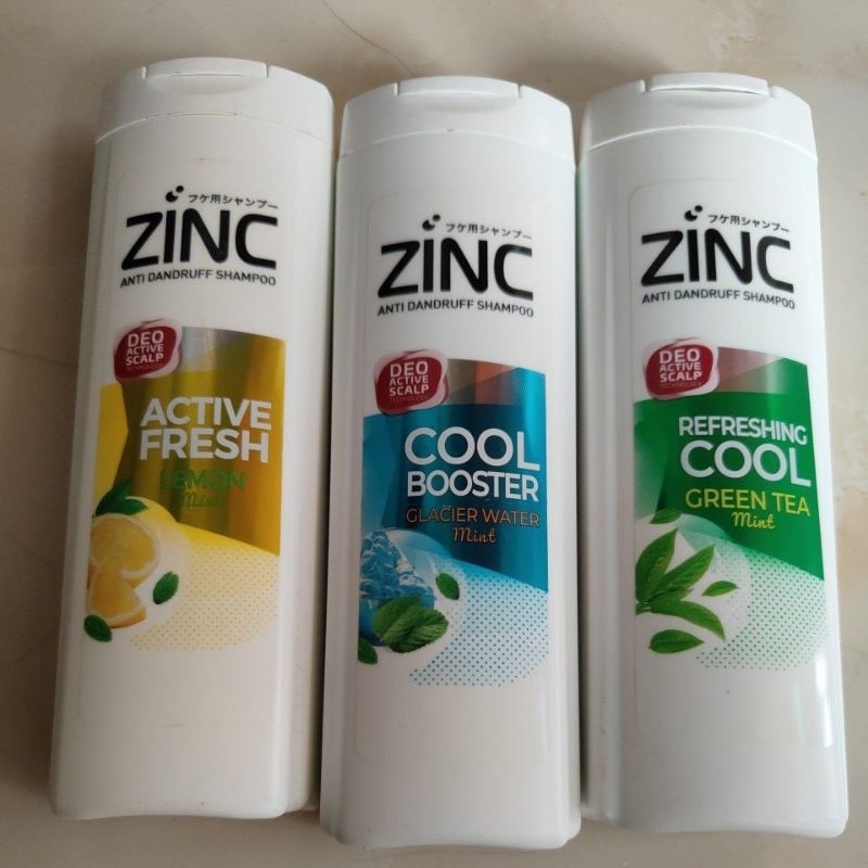 zinc shampoo 170 ml cool  ATW active zinc shampo sampo