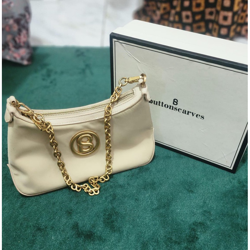 preloved luana bag button scarves