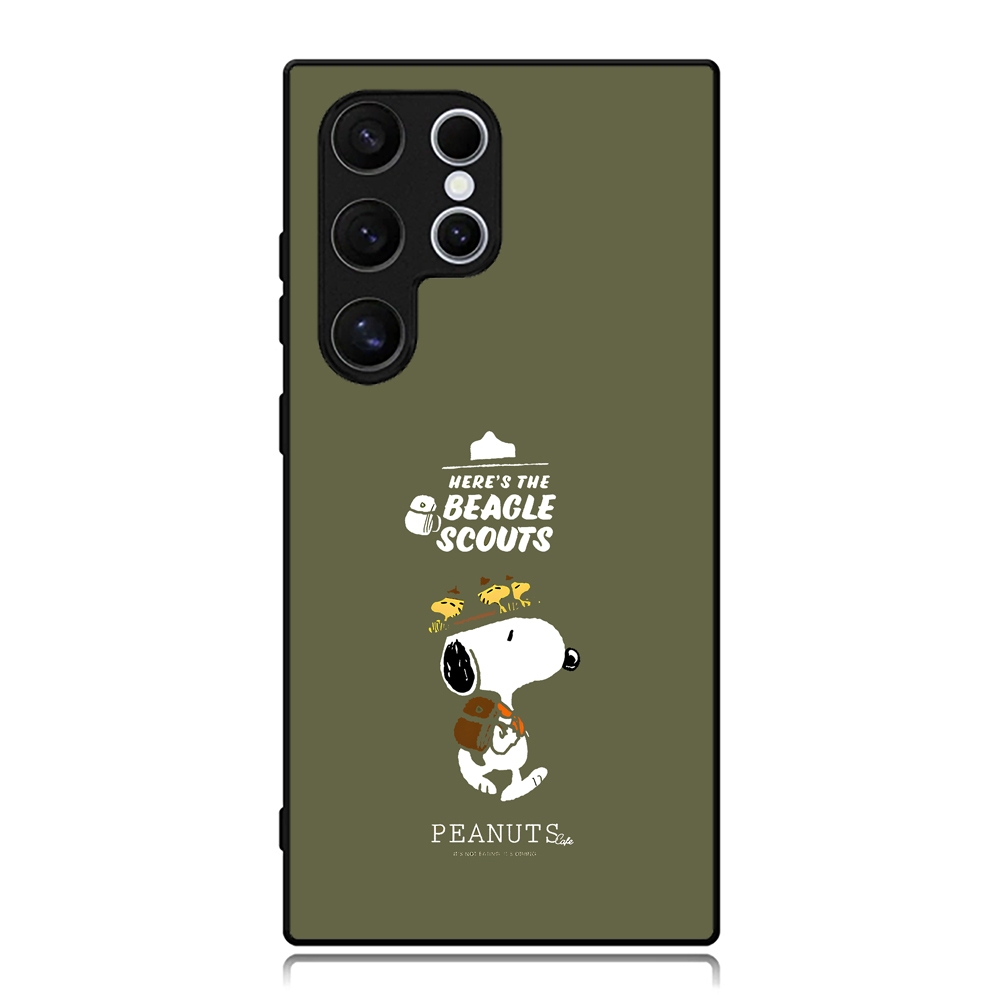 Case Samsung S25 S24 S23 S22 S21 S20 S10 S9 Ultra Plus Fe Edge Custom Softcase Snoopy Beagle Scouts