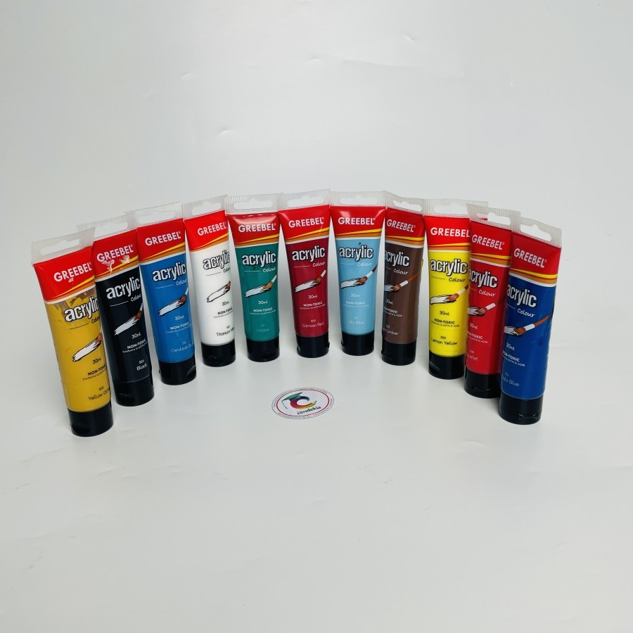 

Cat Acrylic Akrilik Colour GREEBEL 30ml - Varian 1