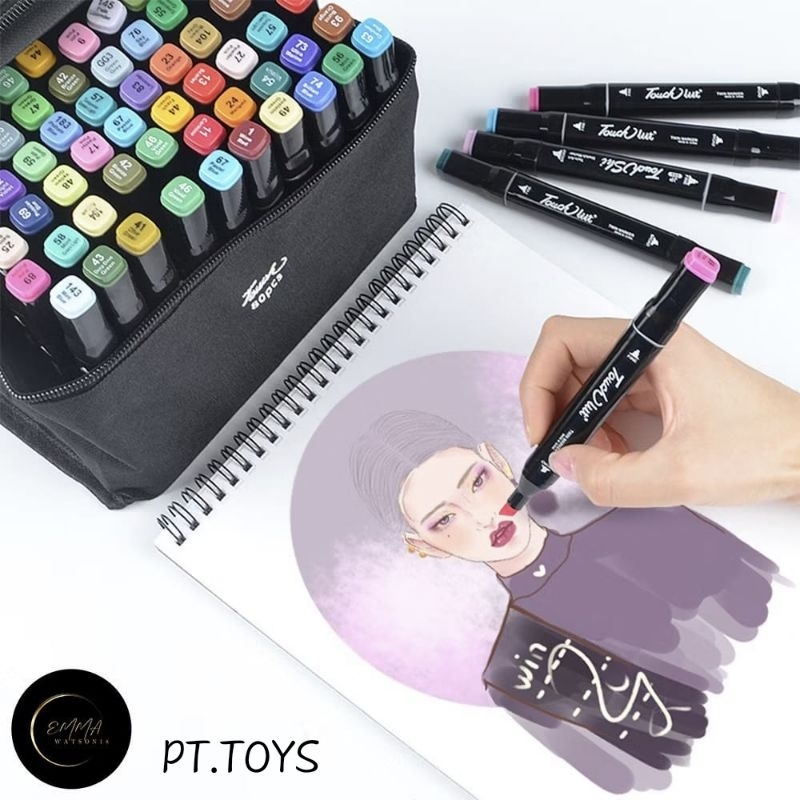 

Spidol Warna 36 Marker SET 36 In 1 - PT TOYS