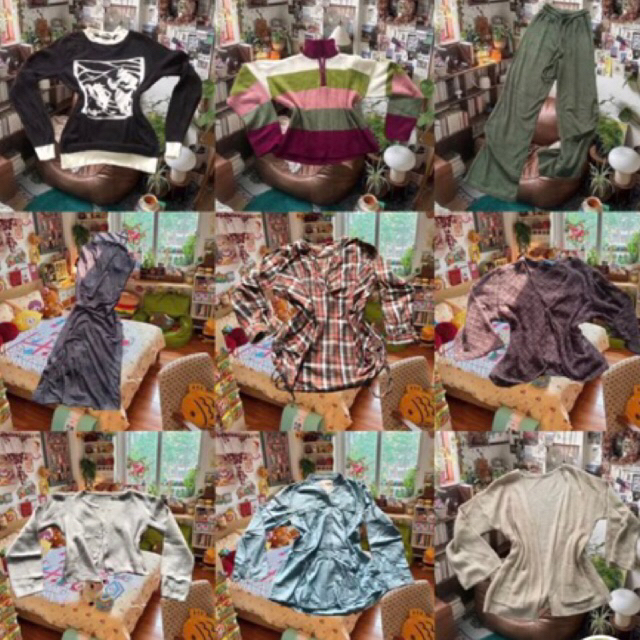 [PRELOVED] red golf jacket thrift y2K downtown