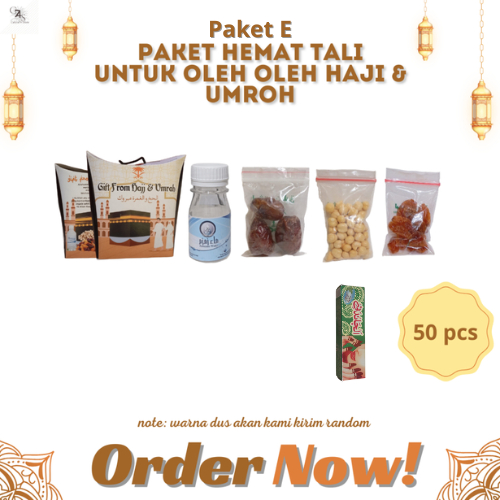 

paketan hemat chandni tali untuk oleh oleh haji dan umroh 50 pcs (isi air zamzam 50 ml)