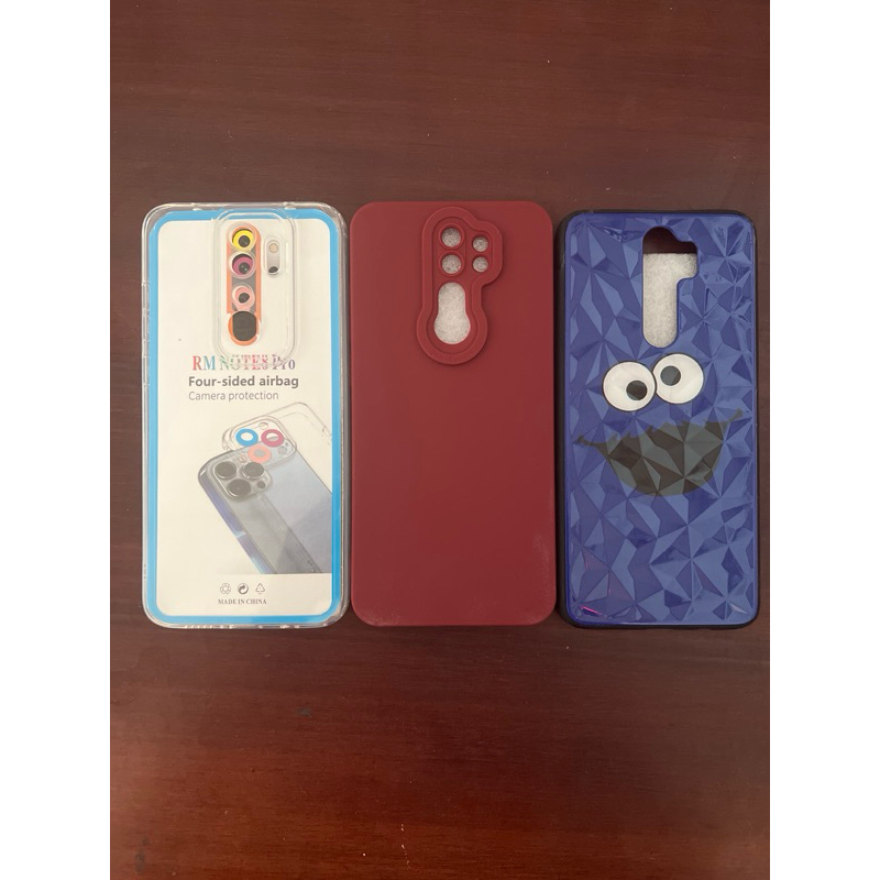 REDMI NOTE 8PRO CASE POLOS BENING CLEAR MATTE MERAH MAROON PRO CAM MOTIF CEWEK COWOK REDMI NOTE 8 PR