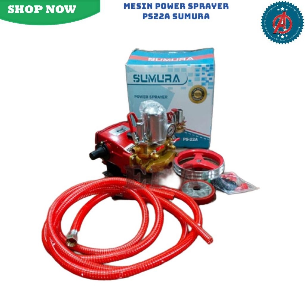 Mesin Power Sprayer SUMURA PS22 + Dinamo Listrik Full Tembaga + Engine GX 200.