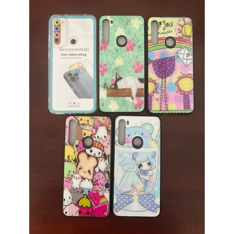 REDMI NOTE 8 CASE CLEAR BENING MOTIF KARAKTER CEWEK REDMI NOTE 8