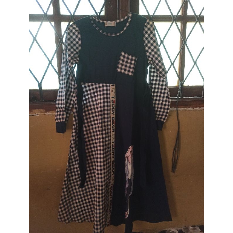 Preloved gamis anak Teddy bear
