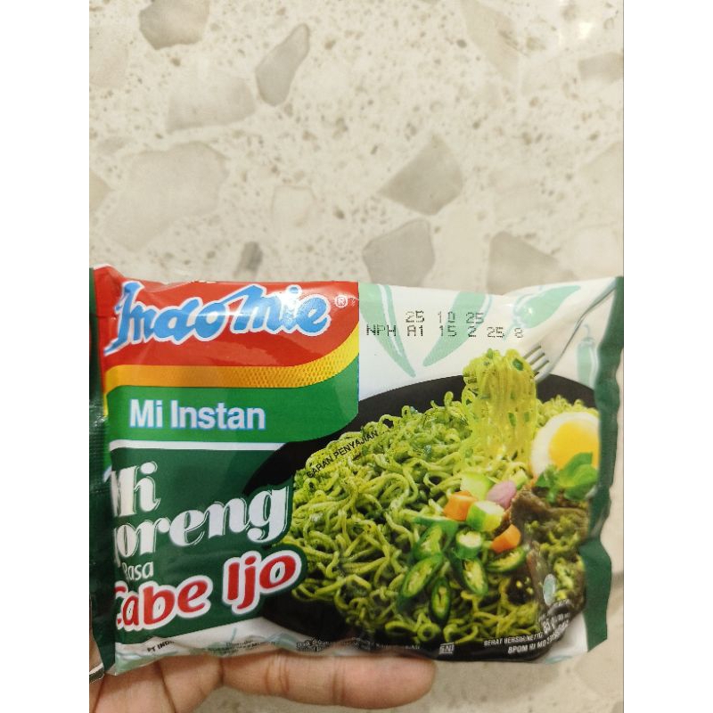 

Indomie Goreng Cabe Ijo Kemasan 85 Gram