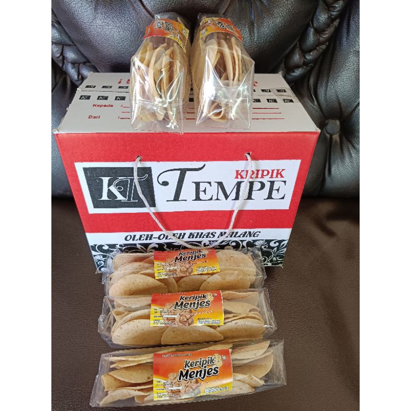 

[PAKET MURMER Isi 8 Pcs] Keripik Menjes | Oleh-Oleh Khas Malang
