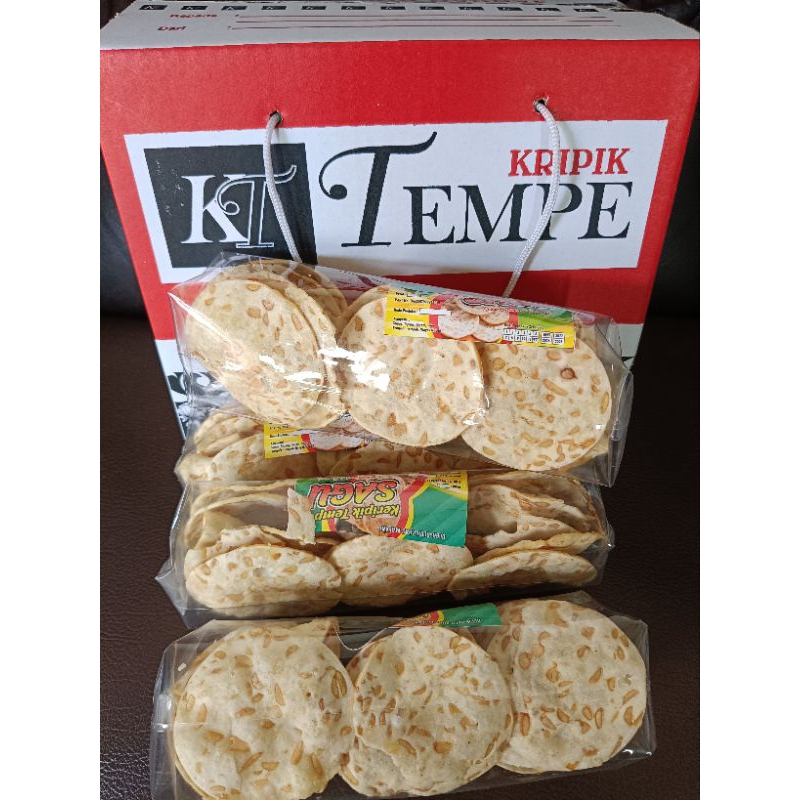 

[PAKET MURMER Isi 8 Pcs] Keripik Tempe Sagu | Oleh-Oleh Khas Malang