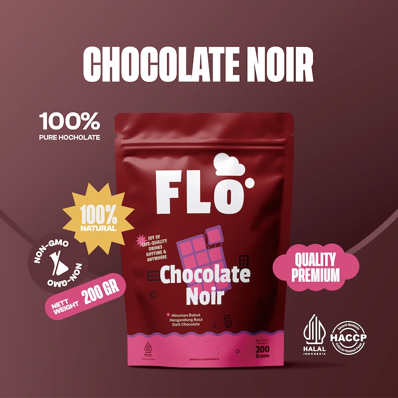 

FLO Dark Chocolate Noir Powder Bubuk Coklat 200 gram