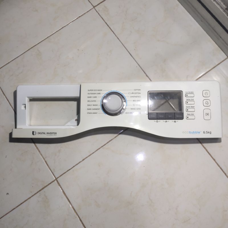 Cover modul mesin cuci samsung wf650u2 series wf650u wf650zkwq ori