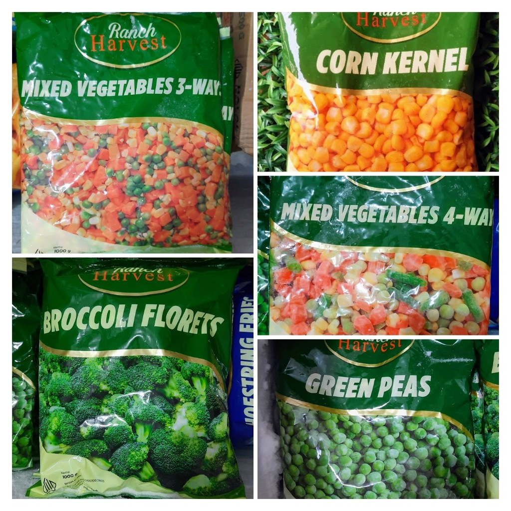

RANCH HARVEST Sayuran Beku 1KG | Brokoli | Jagung Manis | Mix Vegetable 3 Way / 4 Way | Green Peas