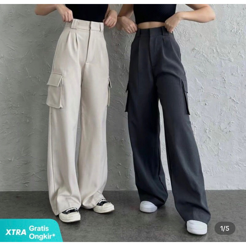 [NEW] celana cargo pants | Yeona | size S