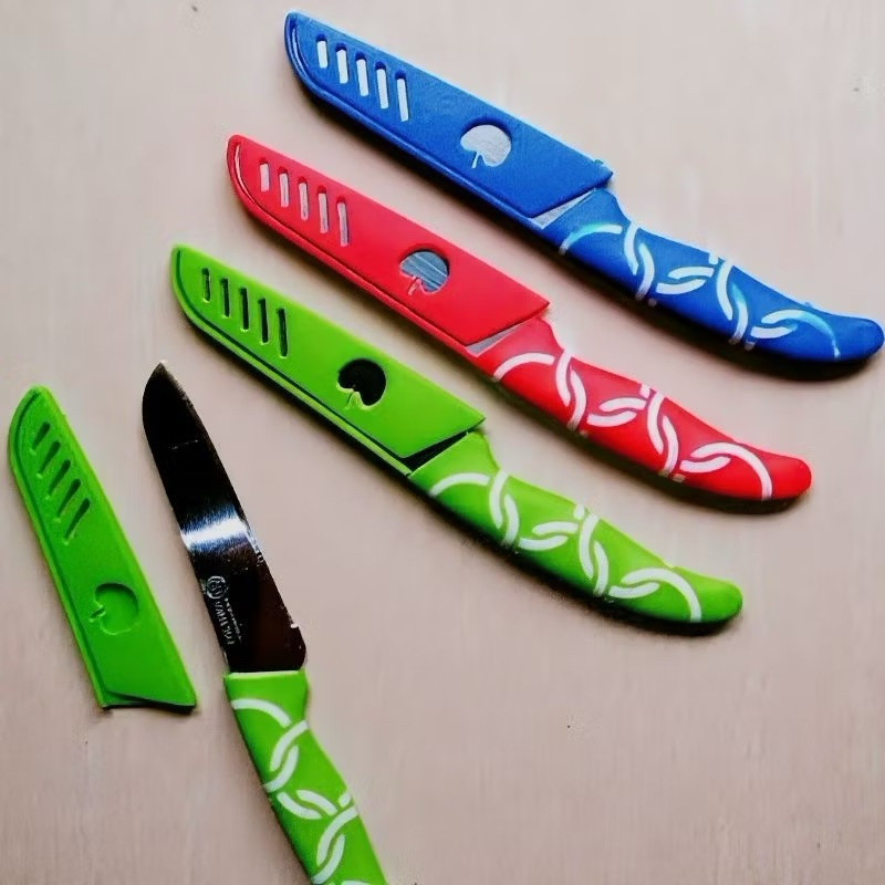 Pisau Dapur Kecil Stenlis Sarung / pisau set / pisau dapur murah / pisau apel